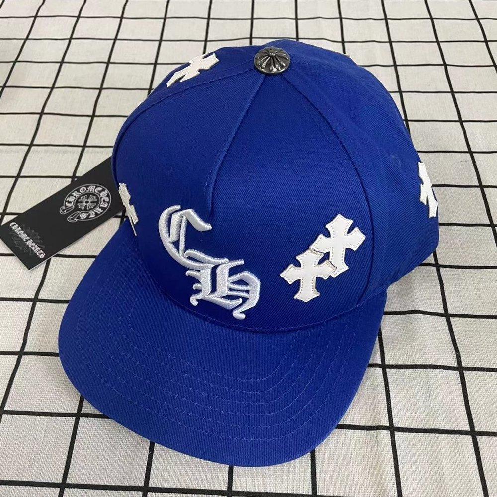 Chrome hearts Blue Snap Back Cap